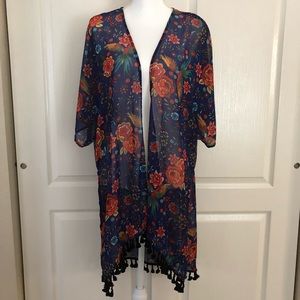 Sweet Rain Kimono Duster Size Large